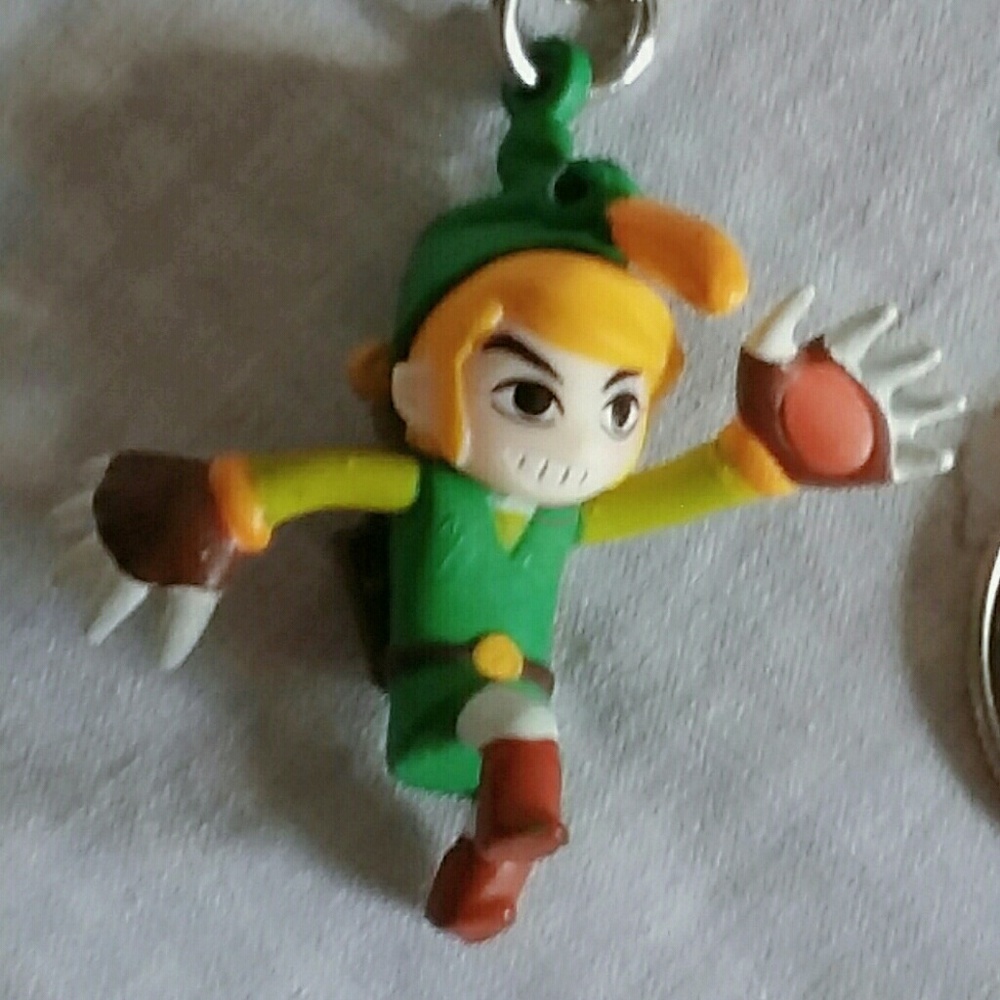 Legend of Zelda Toon Link phone charm / keychain